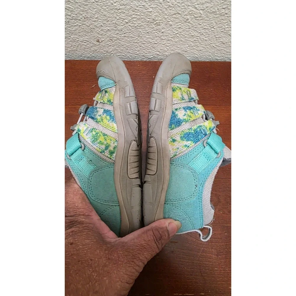 Keen Kids Newport H2 Sandals Size‎ 2 M Turquoise Gray Washable Performance